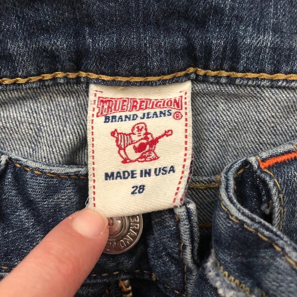 TRUE RELIGION Hi-Rise Boot Rhinestone pocket 28 - Picture 5 of 11